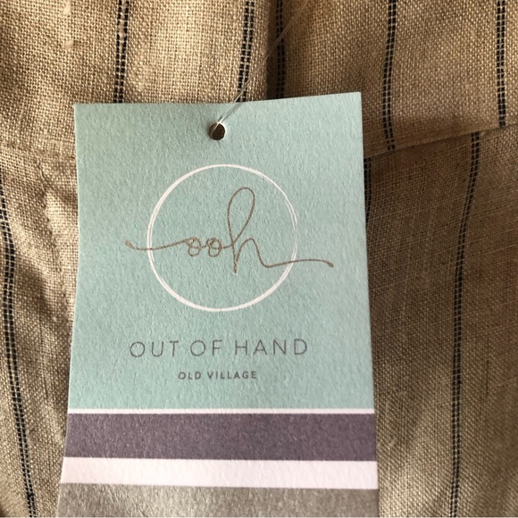 NWT MOD REF womens linen like walking shorts pinstripe detail size S - Picture 4 of 10